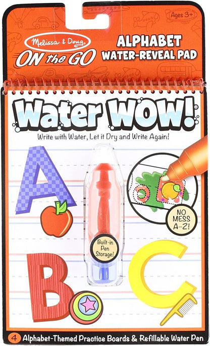 Melissa & Doug Aged 3 Plus Water Wow Vehicles On The Go Travel Activity Water Reveal Pad