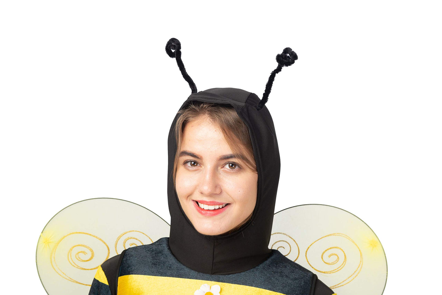 Adult Unisex Bee Yellow Costumes w/ Accessories for HalloweenCosplay, Role play