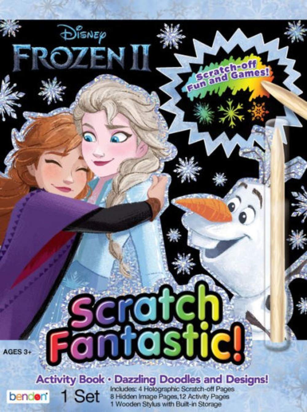 Frozen II Scratch Off Fantastic Activity Book arts & craft kits