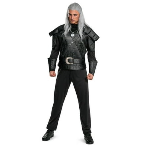 The Witcher Geralt Mens Adult Halloween Cosplay Costume -XL