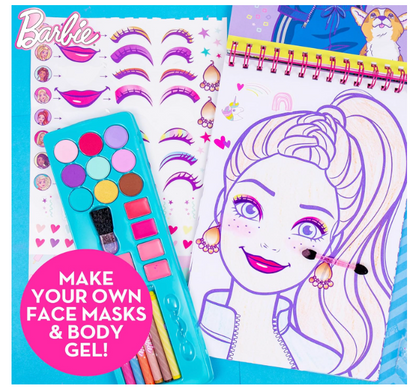 USA Barbie Makeup Artist Magazine, Create Your Own Hair & Makeup Looks Using 130+ Stencils