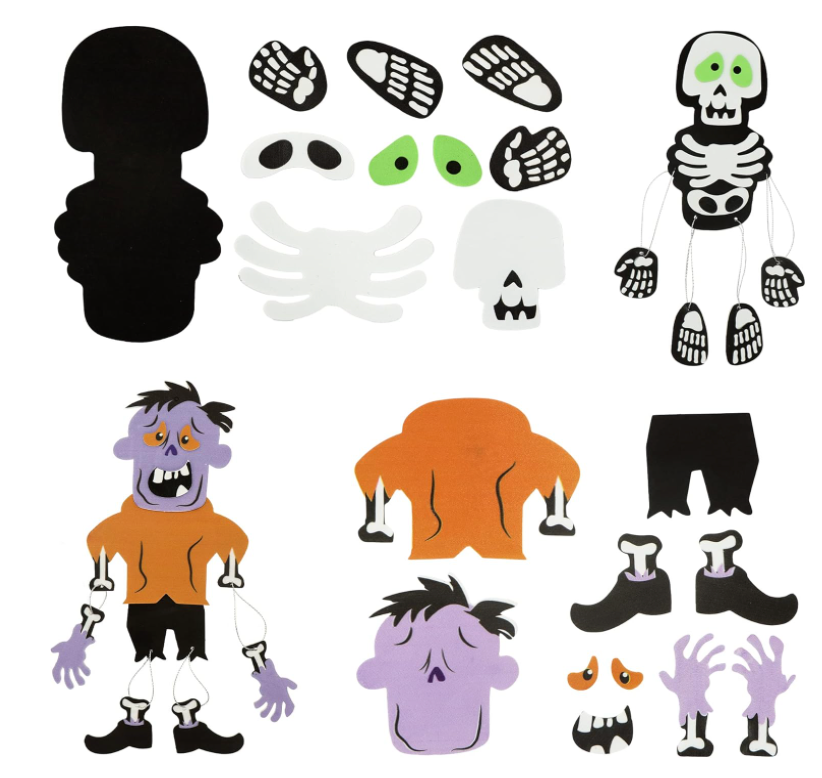 Halloween Foam Craft Kit, Party Favors for Kids